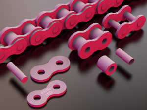 standard roller chain - ansi 180 Modelo 3D