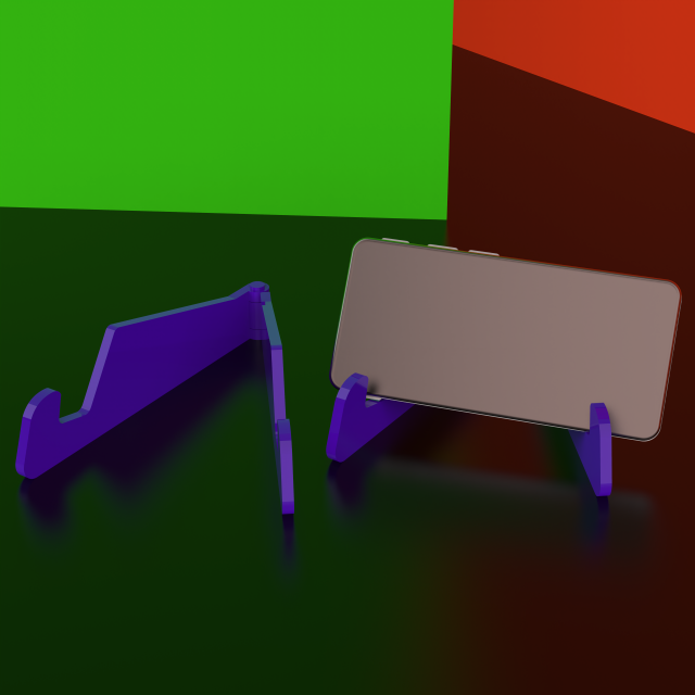 smartphone - support holder 3D मॉडल .c4d .max .obj .3ds .fbx .stl .blend 