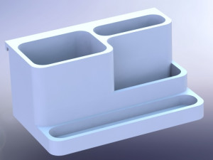 pentray with 4mm cleat 3D Model