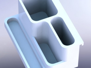 pentray with 4mm cleat 3D 模型