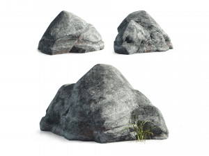 large granite stone 3D Model