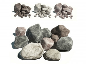 stones l03 3D Model