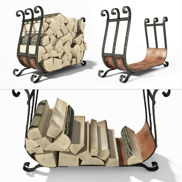 woodpile Modelo 3D .c4d .max .obj .3ds .fbx .stl .blend 
