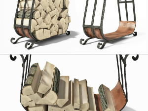 woodpile Model 3D