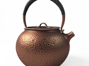 日本のやかん 3Dモデル