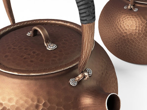 japanese kettle 3D 모델