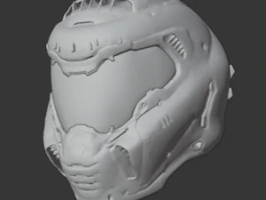 capacete doom slayer doom Modelo de Impressão 3D