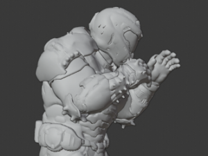 doom slayer doom eternal 3D Print Model