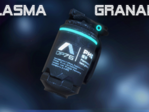plasma-powered hand grenade 3D Model