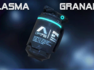 grenade &agrave; main &agrave; plasma Modèle 3D