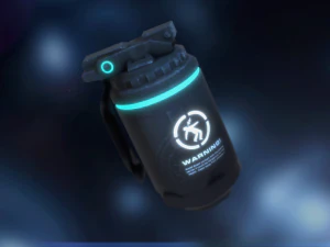 plasma-powered hand grenade 3D Model