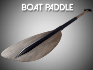 boat paddle Model 3D
