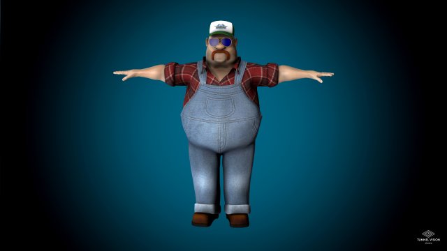 mr globetrotter male character 3D 模型 .c4d .max .obj .3ds .fbx .stl .blend 