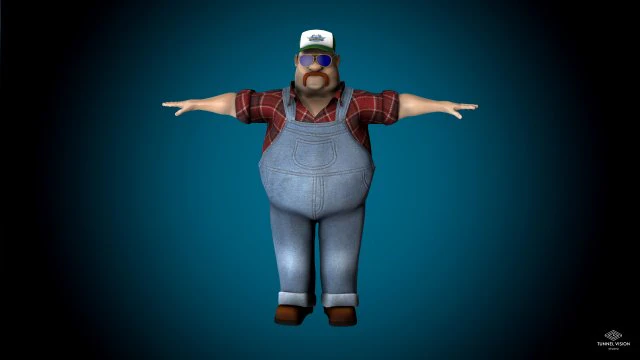 mr globetrotter male character 3D Model .c4d .max .obj .3ds .fbx .stl .blend 