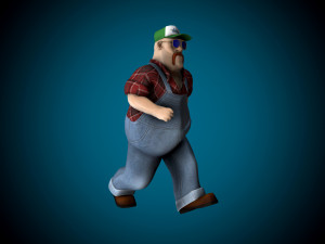 mr globetrotter male character 3D 模型