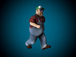 mr globetrotter male character 3D Model