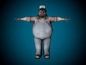 mr globetrotter male character 3D Model