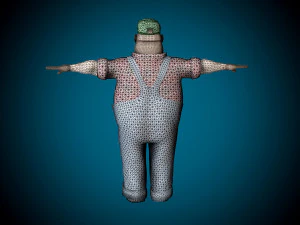 mr globetrotter male character 3D Model