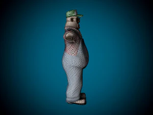 mr globetrotter male character 3D Model