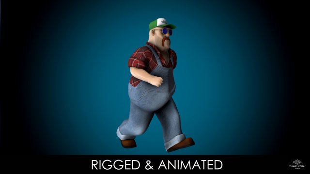 mr globetrotter male character pro Model 3D .c4d .max .obj .3ds .fbx .stl .blend 