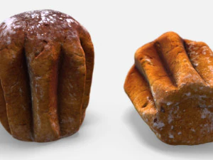 pandoro-photoscanned pbr 3D Model