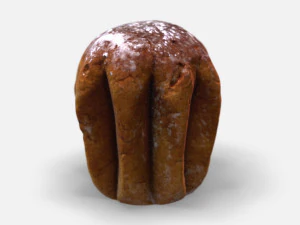 pandoro-photoscanned pbr 3D Model
