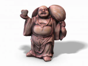 pbr con fotoscansione di Buddha Modello 3D