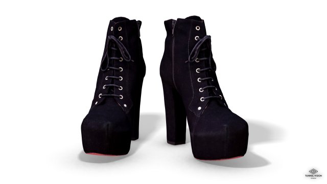 high heels female boots - 3d photoscanned pbr 3Dモデル .c4d .max .obj .3ds .fbx .stl .blend 