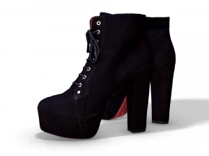 botas femininas de salto alto - 3d photoscanned pbr Modelo 3D