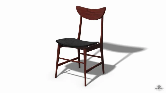 scandinavian design chair 70 - photoscanned pbr 3D Model .c4d .max .obj .3ds .fbx .stl .blend 