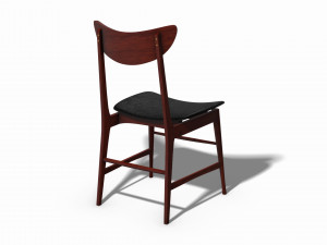 scandinavian design chair 70 - photoscanned pbr 3D 模型