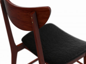scandinavian design chair 70 - photoscanned pbr 3D 模型