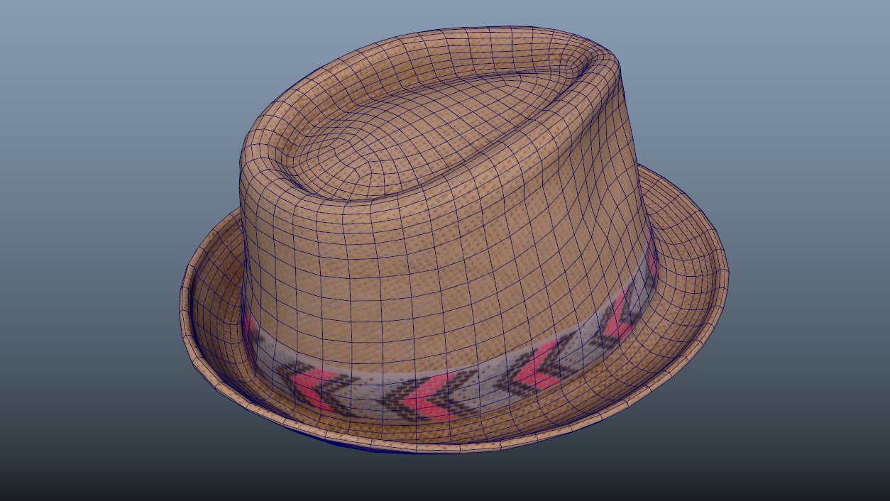 Straw Hat Ibiza - Photoscanned Pbr 3D Модель In Одежда 3DExport