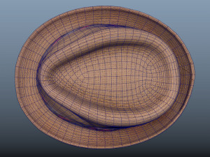 Straw hat ibiza - photoscanned pbr 3D Модель