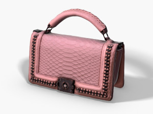 pink pochette - 3d photoscanned pbr 3D 모델
