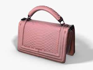 pink pochette - 3d photoscanned pbr Model 3D