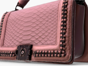 pink pochette - 3d photoscanned pbr Model 3D