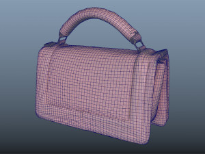 pink pochette - 3d photoscanned pbr Model 3D