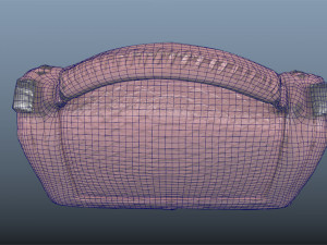 pink pochette - 3d photoscanned pbr Model 3D