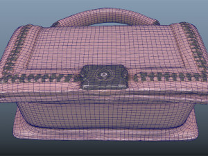 pink pochette - 3d photoscanned pbr Model 3D