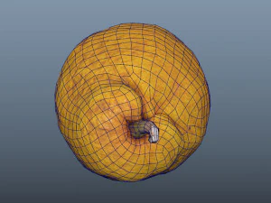 fruit citron - photoscanned pbr 3D Model
