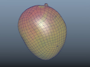 exotic fruit mango - photoscanned pbr 3D Model