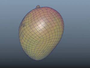 exotic fruit mango - photoscanned pbr 3D Model