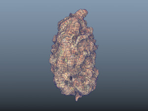 marijuana bud 2 - photoscanned pbr 3D मॉडल