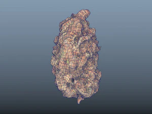 marijuana bud 2 - photoscanned pbr 3D Model