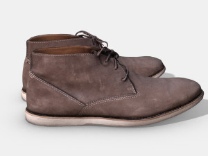 clarks men boots - photoscanned pbr 3D Model