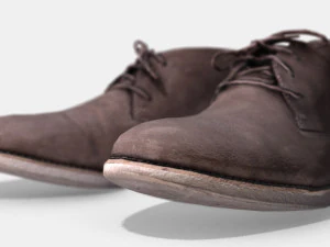 clarks men boots - photoscanned pbr 3D Model