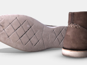 clarks men boots - photoscanned pbr 3D Model