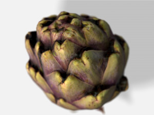 vegetable artichoke - photoscanned pbr Modèle 3D
