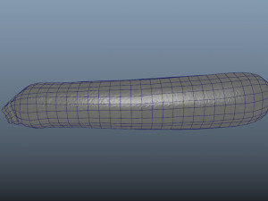vegetable zucchini - photoscanned pbr Model 3D